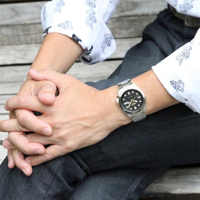 No. 5 Japan waterproof Automatic Mechanical Sports Black
